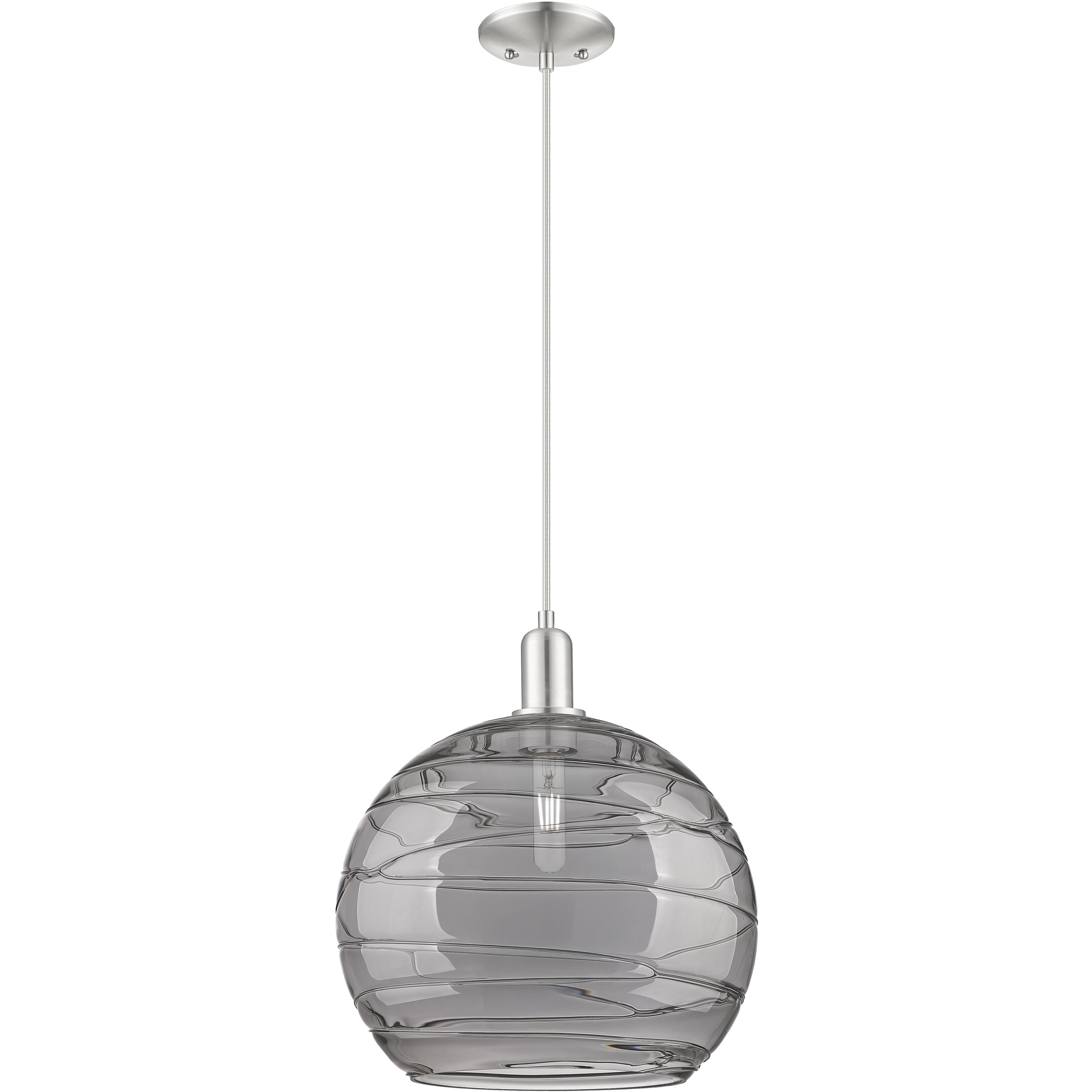 Arcadia Athens Deco Swirl 1 Light 13.75 inch Mini Pendant