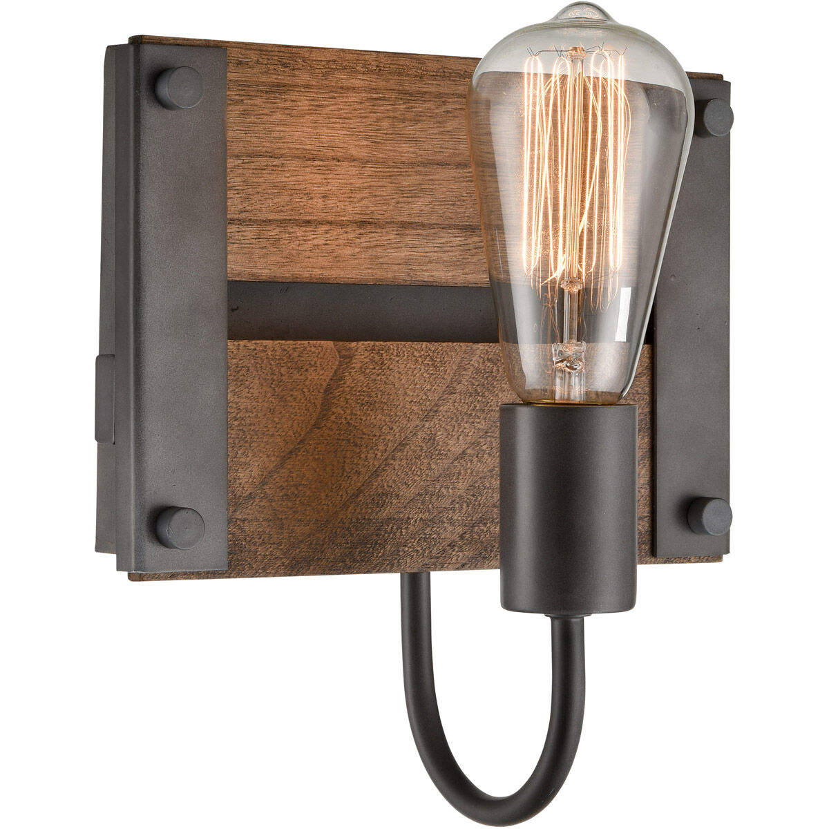 Austin LED 8.5 inch Aged Gun Metal Sconce Wall Light