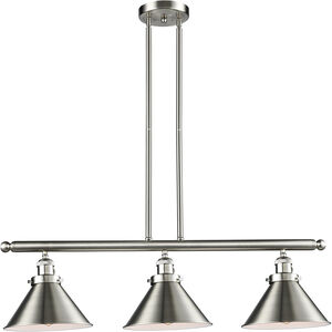 Briarcliff LED 36 inch Brushed Satin Nickel Island Light Ceiling Light