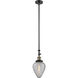 Franklin Restoration Geneseo 1 Light 7 inch Black Antique Brass Mini Pendant Ceiling Light