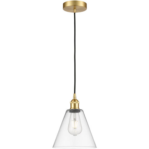 Berkshire 1 Light 8 inch Satin Gold Mini Pendant Ceiling Light