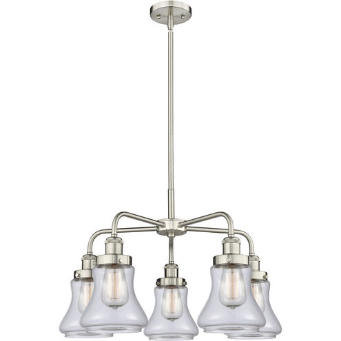 Bellmont 5 Light 24 inch Satin Nickel Chandelier Ceiling Light