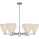 Natural Ballston Dome 6 Light 23.88 inch Chandelier