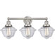 Oxford 3 Light 24.5 inch Brushed Satin Nickel Bath Vanity Light Wall Light