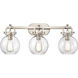 Newton Sphere 3 Light 27.00 inch Bathroom Vanity Light