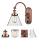Franklin Restoration Cone 1 Light 8 inch Antique Copper Sconce Wall Light