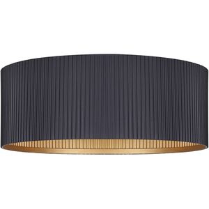 Rexton 2 Light 13.88 inch Black Flush Mount Ceiling Light