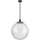Franklin Restoration Beacon LED 18 inch Matte Black Pendant Ceiling Light in Seedy