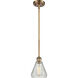 Ballston Conesus 1 Light 6 inch Brushed Brass Pendant Ceiling Light, Ballston