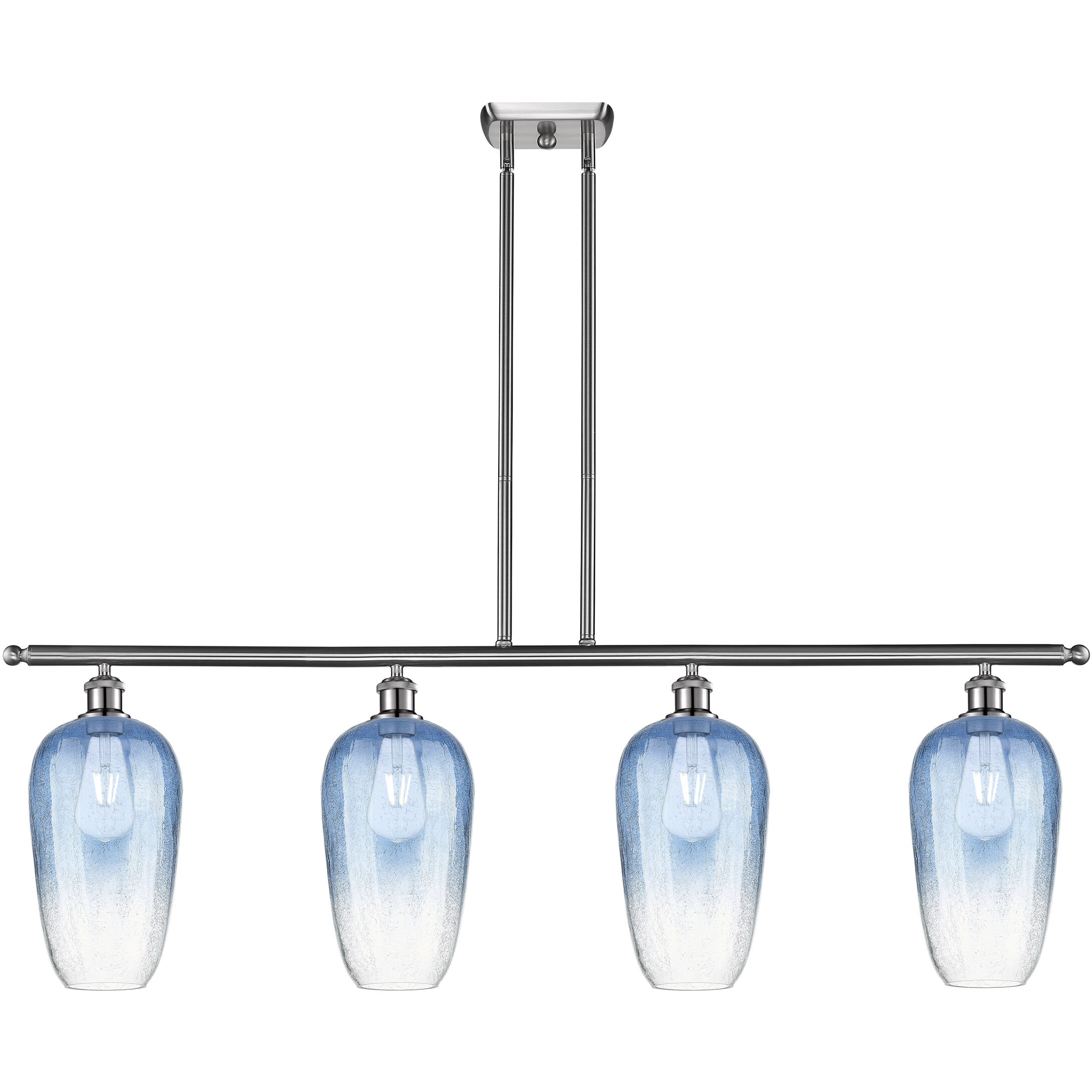 Ballston Brookhaven Flute 4 Light 48.00 inch Island Light