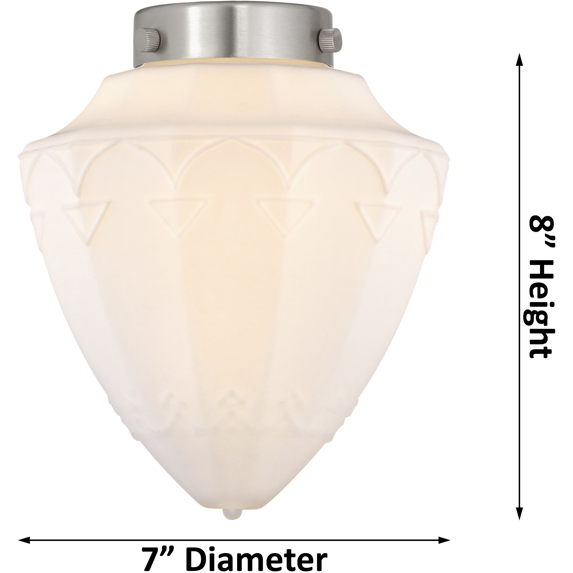 Franklin Restoration Bullet LED 7 inch Brushed Brass Mini Pendant Ceiling Light in Matte White