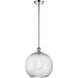 Ballston X-Large Twisted Swirl LED 12 inch Polished Nickel Pendant Ceiling Light, Ballston