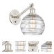 Ballston Athens Deco Swirl LED 8 inch Brushed Satin Nickel Sconce Wall Light