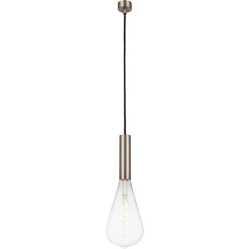 Ballston Edison LED 5 inch Brushed Satin Nickel Mini Pendant Ceiling Light