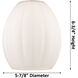 Ballston Eaton LED 26 inch White and Polished Chrome Bath Vanity Light Wall Light, Ballston