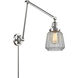 Chatham 30 inch 60.00 watt Polished Chrome Swing Arm Wall Light, Franklin Restoration