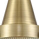 Franklin Restoration Halophane 1 Light 8.5 inch Black Antique Brass Flush Mount Ceiling Light in Clear Halophane Glass