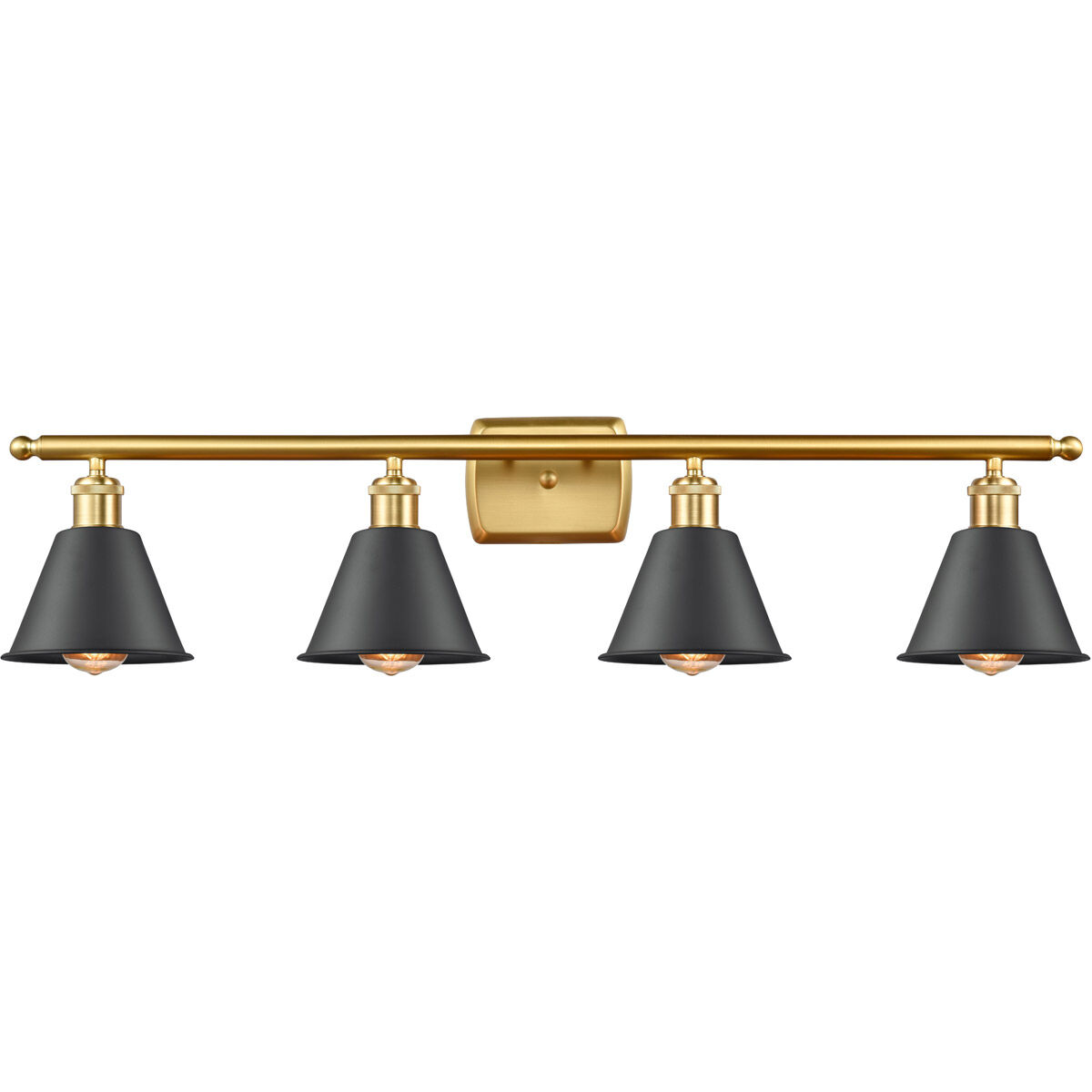 Ballston Smithfield LED 36 inch Satin Gold Bath Vanity Light Wall Light