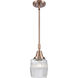 Franklin Restoration Colton 1 Light 5.5 inch Antique Copper Mini Pendant Ceiling Light