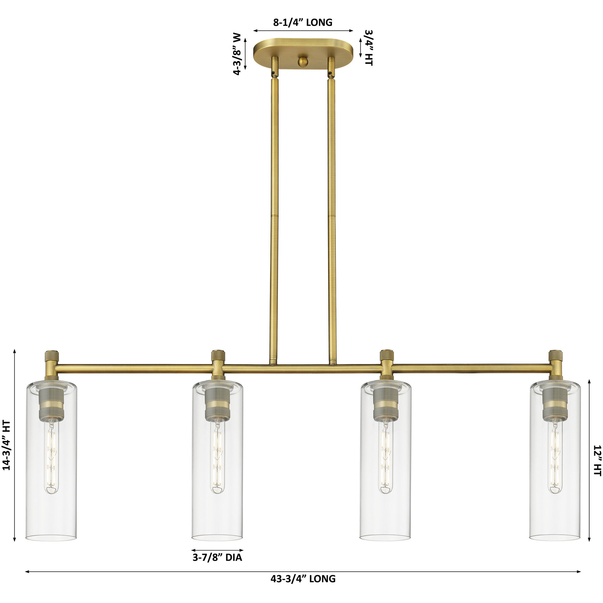 Downtown Urban Crown Point Island Light Ceiling Light in Polished Nickel, Matte White
