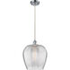 Ballston Norfolk 1 Light 12 inch Polished Chrome Mini Pendant Ceiling Light in Clear Glass
