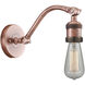 Double Swivel 1 Light 4.5 inch Antique Copper Sconce Wall Light
