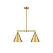 Franklin Restoration Appalachian LED 23 inch Satin Gold Chandelier Ceiling Light, Franklin Restoration