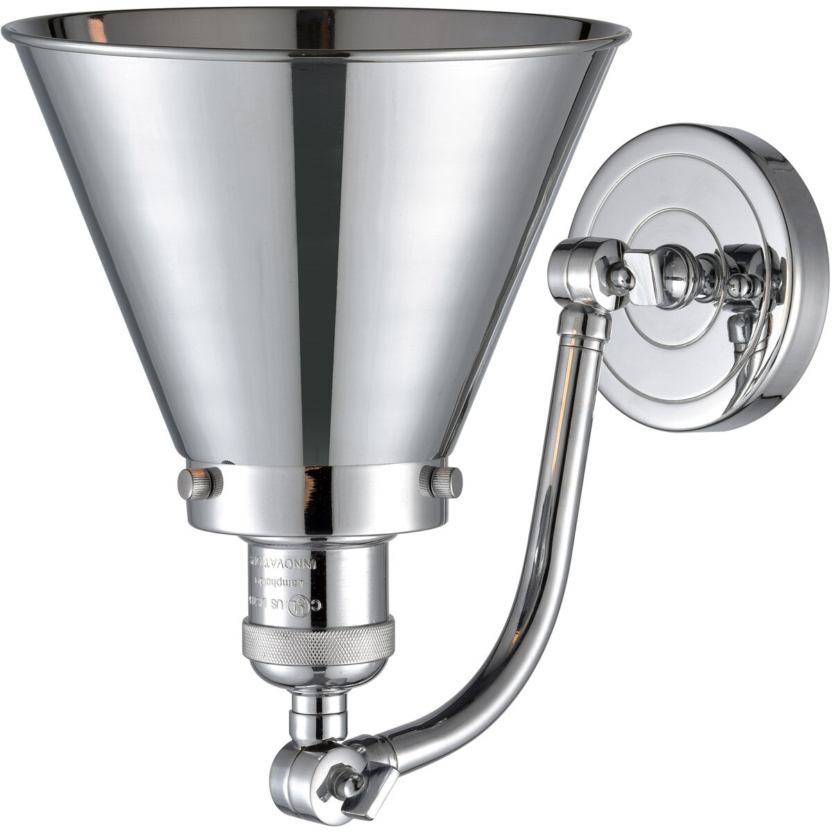 Franklin Restoration Appalachian LED 8 inch Polished Chrome Sconce Wall Light, Franklin Restoration