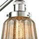 Chatham 35 inch 60.00 watt Satin Nickel Swing Arm Wall Light, Franklin Restoration