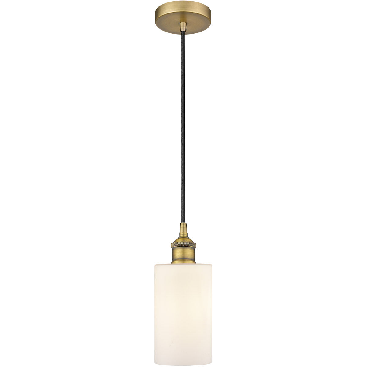 Edison Clymer 1 Light 4 inch Brushed Brass Mini Pendant Ceiling Light