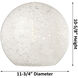 Ballston White Mouchette 1 Light 12 inch Antique Copper Semi-Flush Mount Ceiling Light