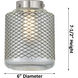 Stanton Vintage Wire Mesh Glass