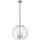 Ballston Athens Deco Swirl 3 Light 15.75 inch Pendant