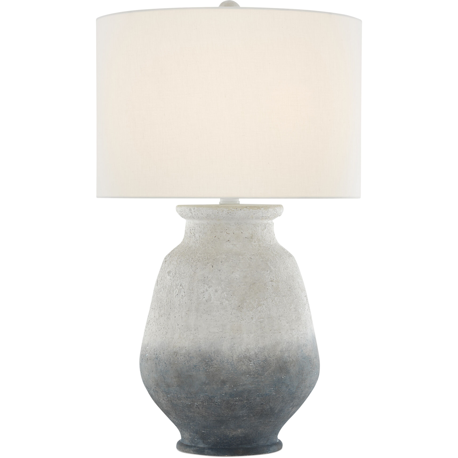 Cazalet 30.75 inch 150 watt Ash Ivory/Blue/Acrylic White Table Lamp Portable Light