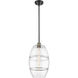 Ballston Vaz 1 Light 10 inch Black Antique Brass Stem Hung Mini Pendant Ceiling Light