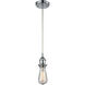 Ballston Bare Bulb LED 4.5 inch Polished Chrome Mini Pendant Ceiling Light in Silver, Ballston