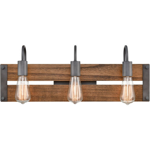 Austin LED 24.38 inch Aged Gun Metal Bath Vanity Light Wall Light