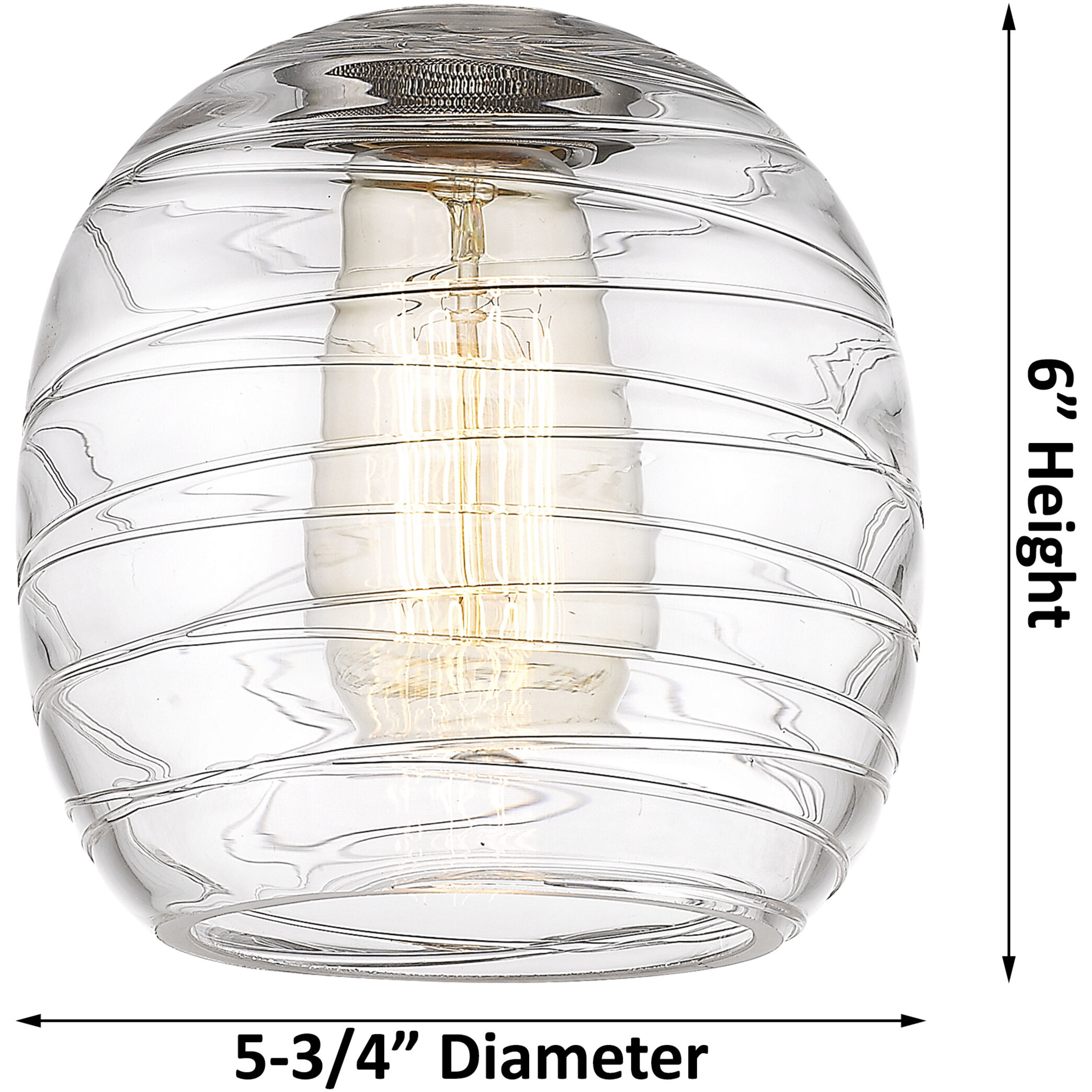 Ballston Belfast 1 Light 6 inch Antique Brass Mini Pendant Ceiling Light in Incandescent, Seedy Glass, Ballston