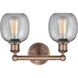 Belfast 2 Light 15 inch Antique Copper Bath Vanity Light Wall Light in Seedy