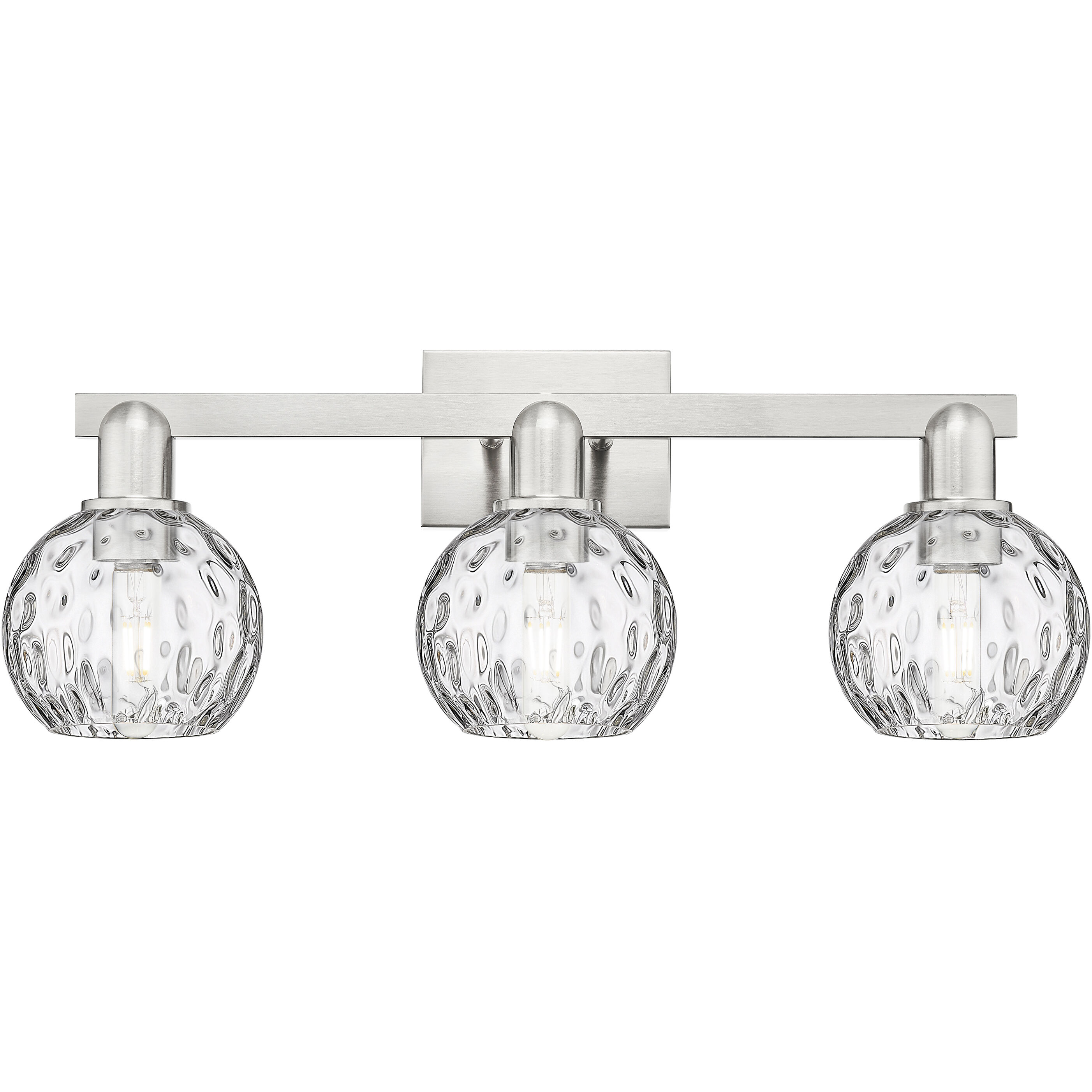 Arcadia Athens Water Glass 3 Light 25.00 inch Bathroom Vanity Light