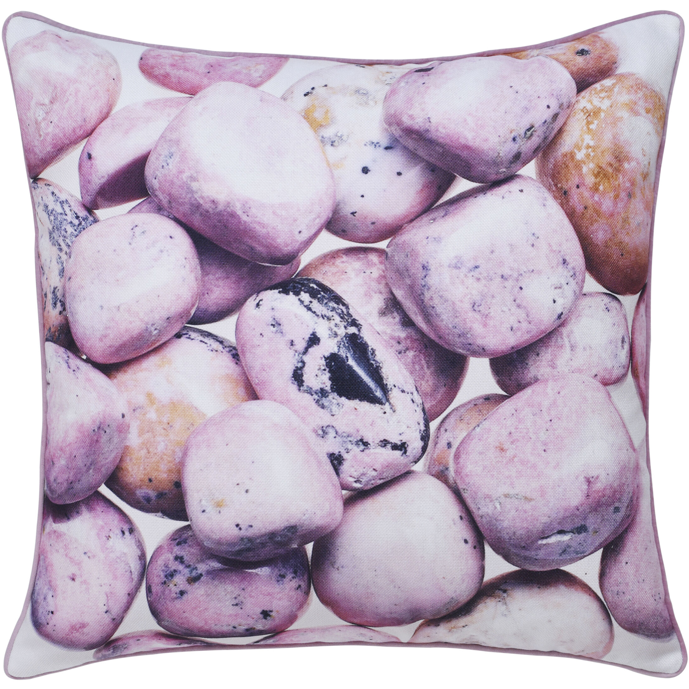 Pebble 24 X 24 inch Pink Pillow