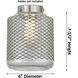 Stanton Vintage Wire Mesh Glass