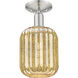 Downtown Urban Preston 1 Light 6.75 inch Semi-Flush Mount