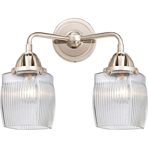 Nouveau 2 Colton 2 Light 14 inch Polished Nickel Bath Vanity Light Wall Light