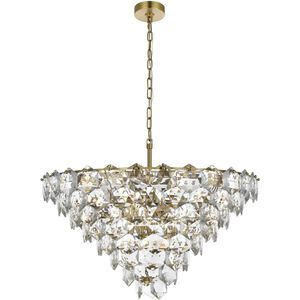 Adaline 15 Light 32 inch Satin Gold Chandelier Ceiling Light