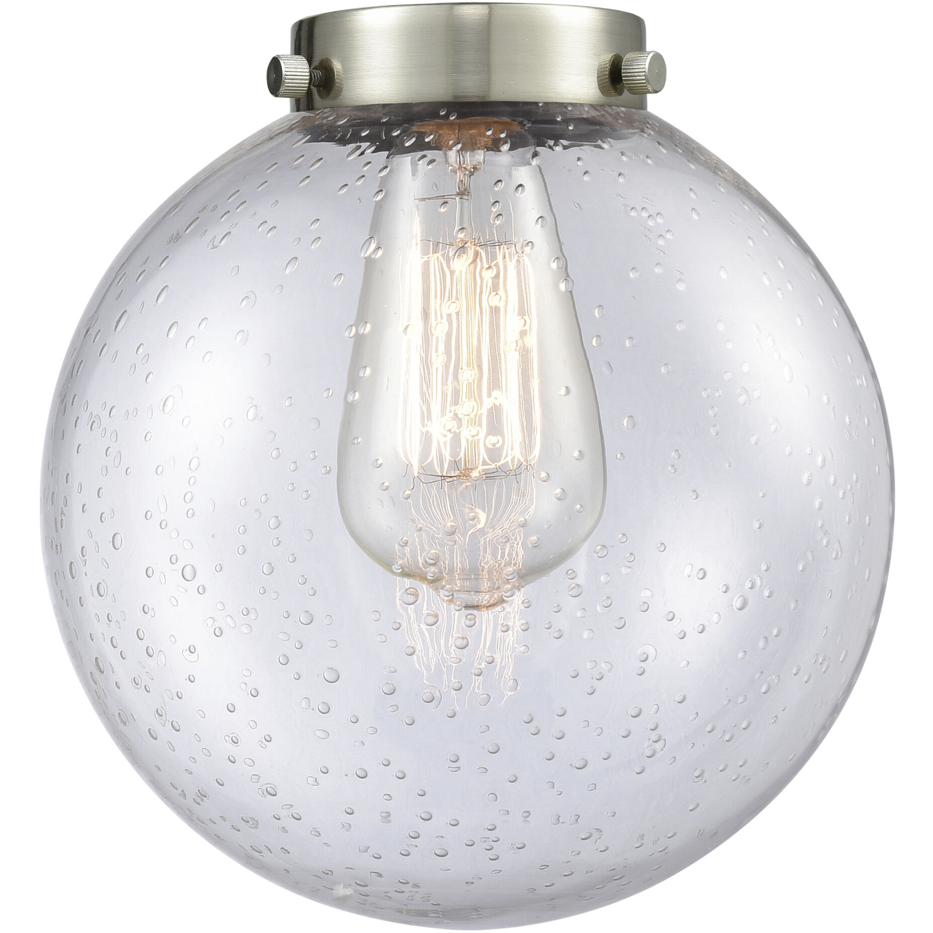 Nouveau Beacon 1 Light 8 inch Black Polished Nickel Mini Pendant Ceiling Light in Incandescent, Seedy, Nouveau