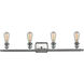 Ballston Bare Bulb LED 36 inch Brushed Satin Nickel Bath Vanity Light Wall Light, Ballston
