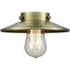 Franklin Restoration Railroad LED 8 inch Antique Brass Mini Pendant Ceiling Light, Franklin Restoration