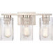 Juneau LED 16.5 inch Satin Nickel Bath Vanity Light Wall Light