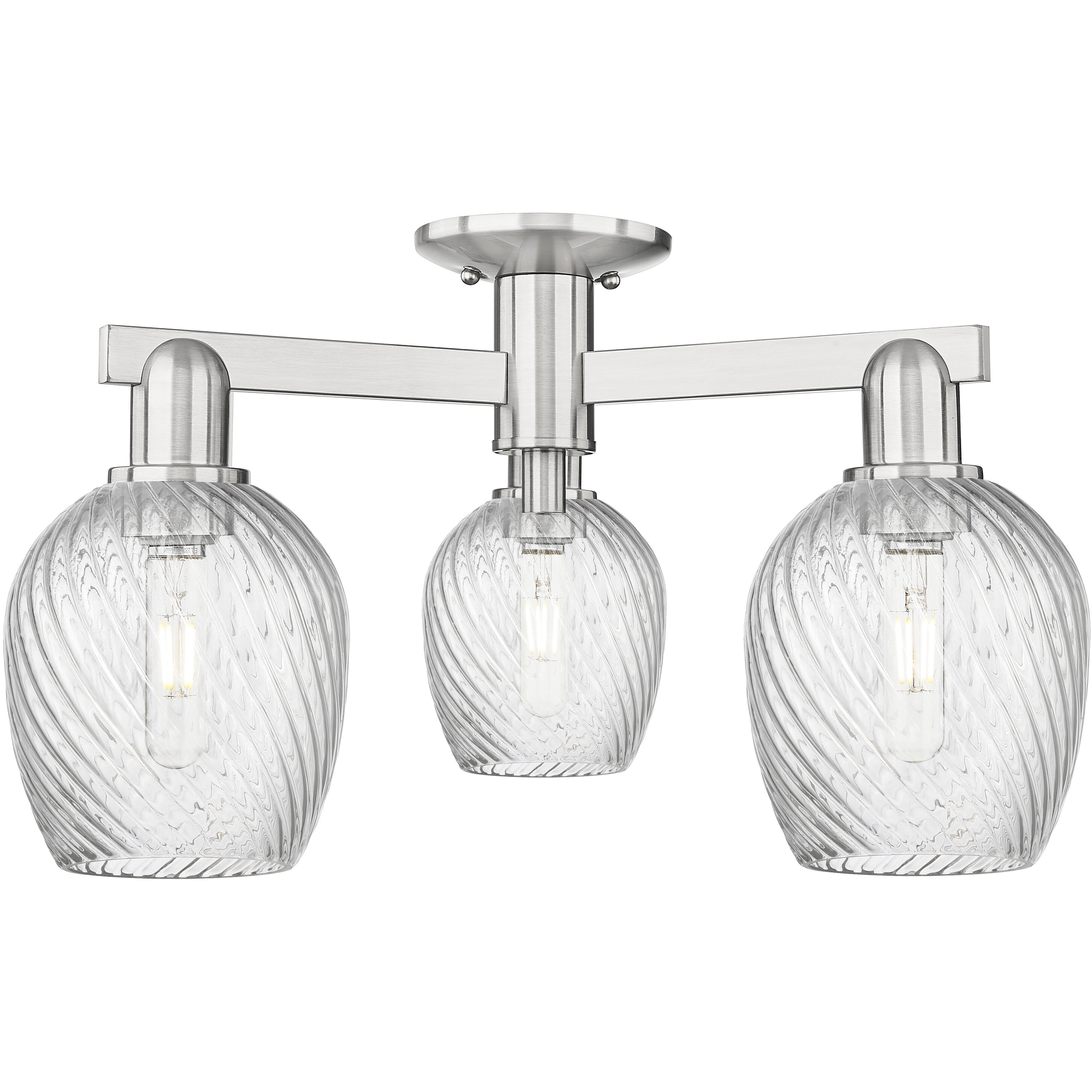 Arcadia Salina 3 Light 23.25 inch Semi-Flush Mount